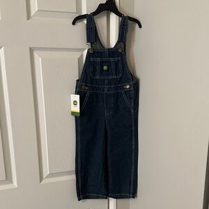 Kids John Deere Denim Overalls Size 3T